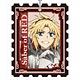 Fate/Apocrypha 本革切手ストラップ 赤のセイバー