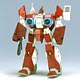 機甲創世記モスピーダ 1/72 レギオス ゼータ コンバージョンキット プラモデル