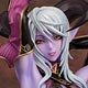 貞影イラスト 夢魔アスタシア(Astacia) 青肌ver. 1/5.5 完成品フィギュア