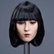 1/6 アジア人女性ショート黒髪 (YMT-001A)