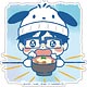 ユーリ！！！ on ICE×サンリオキャラクターズ デカキーホルダー 勝生勇利 スタンプver. A