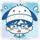ユーリ！！！ on ICE×サンリオキャラクターズ デカキーホルダー 勝生勇利 スタンプver. E