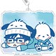 ユーリ！！！ on ICE×サンリオキャラクターズ デカキーホルダー 勝生勇利＆ポチャッコ スタンプver. C