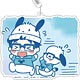 ユーリ！！！ on ICE×サンリオキャラクターズ デカキーホルダー 勝生勇利＆ポチャッコ スタンプver. D