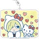 ユーリ！！！ on ICE×サンリオキャラクターズ デカキーホルダー ユーリ＆ハローキティ スタンプver. C