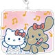 ユーリ！！！ on ICE×サンリオキャラクターズ デカキーホルダー マッカチン＆ハローキティ スタンプver. A