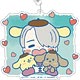 ユーリ！！！ on ICE×サンリオキャラクターズ デカキーホルダー 集合 スタンプver. C