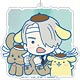ユーリ！！！ on ICE×サンリオキャラクターズ デカキーホルダー 集合 スタンプver. D