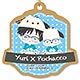 エコストラップ ユーリ！！！ on ICE×サンリオキャラクターズ 勇利×ポチャッコ
