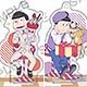 おそ松さん アクリルスタンドフィギュア パフェ松 6個入りBOX