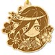 活撃 刀剣乱舞 木製ストラップ 和泉守兼定