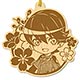 活撃 刀剣乱舞 木製ストラップ 堀川国広