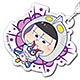 『ウル松さん』 カナちびアクリルチャーム 一松ジャック