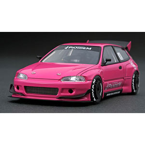 イグニッションモデル1⁄18 PANDEM CIVIC (EG6) Yellow イグニッション