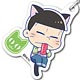 『おそ松さん』 ネコメンズアクリルチャーム チョロ松