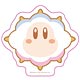 星のカービィ ワドルディコレクション ダイカットステッカー 5.クラッコ