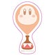 星のカービィ ワドルディコレクション ダイカットステッカー 12.ワポッド