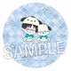 ユーリ！！！ on ICE×サンリオキャラクターズ 合皮缶ミラー 勝生勇利