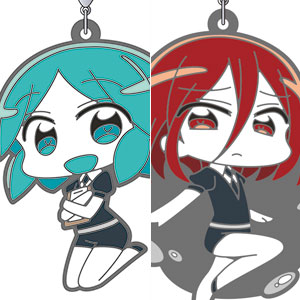 宝石の国 デカキーホルダー パパラチア、イエローダイヤモンド、アレキサンドライト 宝石の国 デカキーホルダー パパラチア、イエローダイヤモンド