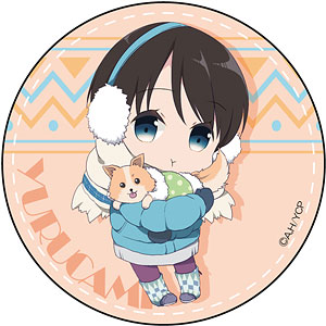 ゆるキャン　缶バッジ　犬山あおい ONKYO DIRECT｜「ゆるキャン△」描き起こしデフォルメイラストデザイン