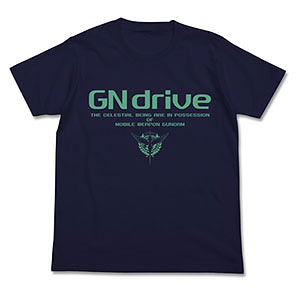 機動戦士ガンダム00 GNドライヴ Tシャツ/NAVY-XL