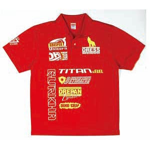ドライポロシャツ’18 レッド S