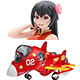 1/20 たまごガールズコレクション No.02“ハク リンファ”w/J-15 プラモデル