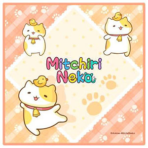 みっちりねこ』 マイクロファイバーミニタオル ハニー[キャラ