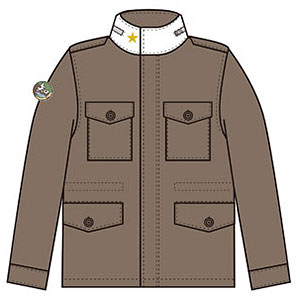 ガールズ＆パンツァー ガルパンツァーブルゾン TYPE：知波単学園 XL