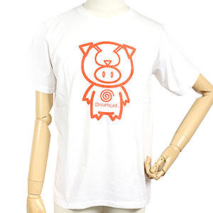 SEGAハード×豊天商店・Tシャツ/ドリームキャスト、白、XLサイズ