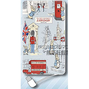 ピーターラビット USB出力 リチウムイオンポリマー充電器 ロンドン (PR-32A)