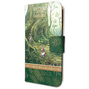 手帳型スマホケース(iPhone6/6s/7/8兼用)「ハクメイとミコチ」01/Morning