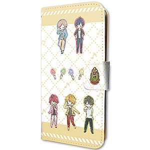 手帳型スマホケース(iPhone6/6s/7/8兼用)「少年ハリウッド -HOLLY STAGE FOR 50-」01/全員集合(グラフアートデザイン)