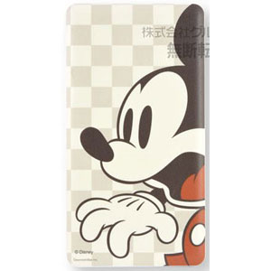 ディズニーキャラクター 4000ｍAh リチウムイオンポリマー充電器 2.1A ミッキーマウス (DN-526A)