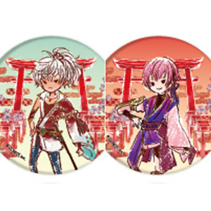 缶バッジ「茜さすセカイでキミと詠う」01/グラフアートデザイン 9個入りBOX