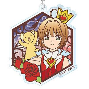 カードキャプターさくら クリアカード編 切り絵シリーズ アクリルキーホルダー 第二弾 さくら＆ケロちゃん