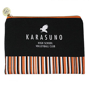 ハイキュー！！ フラットポーチ(烏野高校)