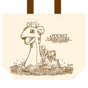 POCKET MONSTERS Sepia graffiti トートバッグ オーバーシーズ