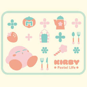 星のカービィ KIRBY Pastel Life バスマット スクエア