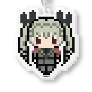 ガールズ＆パンツァー最終章 ドッド絵アクリルマスコット アンチョビ