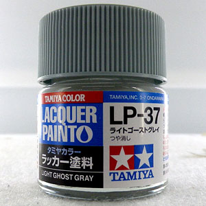 タミヤカラー ラッカー塗料 第3弾 LP-37 ライトゴーストグレイ