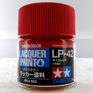 タミヤカラー ラッカー塗料 第3弾 LP-42 マイカレッド