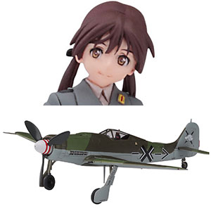 1/20 ストライクウィッチーズ 宮藤芳佳 w/零式艦上戦闘機 22型(1/72) プラモデル[ハセガワ]《在庫切れ》