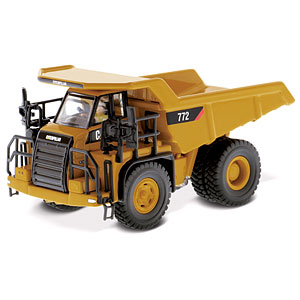 HOシリーズ 1/87 CAT 772 オフハイウェイ・トラック w/工事現場フィギュア