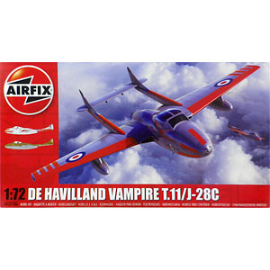 1/72 デ・ハビランド ヴァンパイア T.11/J-28C プラモデル