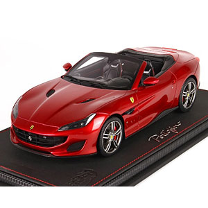 1/18 フェラーリ ポルトフィーノ スパイダー ファイアレッド ケース付属