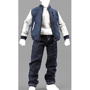 1/6 アウトフィット スタジャン セット グレー (ドール用)[タイド