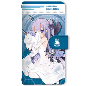 アズールレーン ブックスタイルスマホケース Lサイズ デザイン04(ユニコーン)
