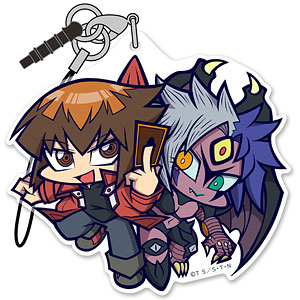 遊☆戯☆王デュエルモンスターズGX 十代＆ユベル アクリルつままれストラップ