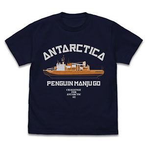 宇宙よりも遠い場所 ペンギン饅頭号 Tシャツ/NAVY-XL